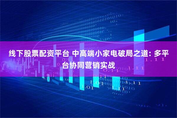 线下股票配资平台 中高端小家电破局之道: 多平台协同营销实战